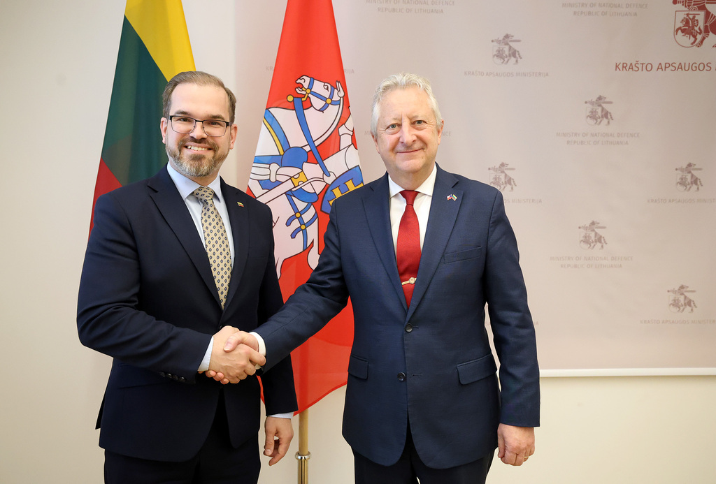 Jaromír Zůna s Robertasem Kaunasem