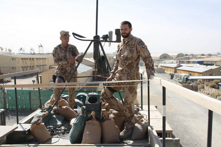 S příletem posilové skupiny TF HIPPO dorazilo na Šaranu špatné počasí