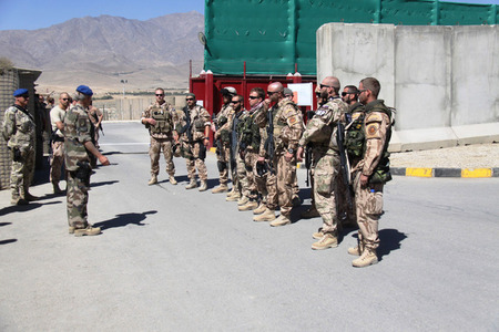 Přivítání 4. VJVP velitelem ITC