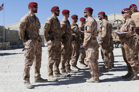 Velitel 10. strážní roty vyznamenal vojáky za přípravu a plnění úkolů a zhodnotil nasazení