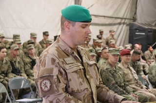 Velitel 12. SR BAF kapitán Jan Hrdinka