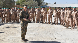 Proslov velitele základny Bagram