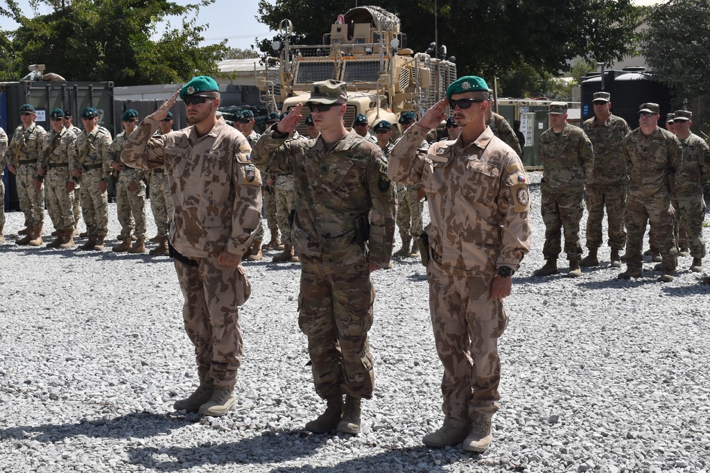 Tři nejlepší účastníci "Combat skills competition"