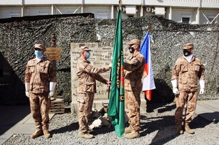 V Afghánistánu došlo k vystřídání vojáků na velitelství českého úkolového uskupení