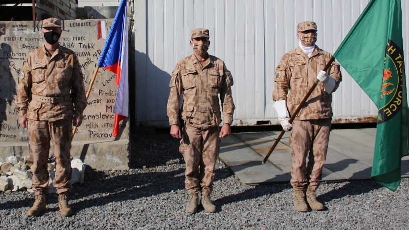 V Afghánistánu se vystřídali vojáci velitelství českého úkolového uskupení