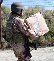 Tentokrát bylo do Afghánistánu posláno 400 kusů oblečení
