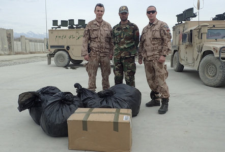 Štáby 9. strážní roty a partnerského afghánského praporu prohloubily spolupráci 