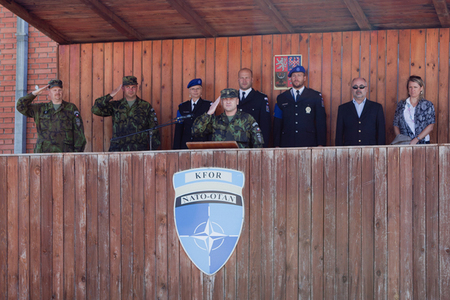 Velitel organizačního jádra zdraví nastoupené jednotky