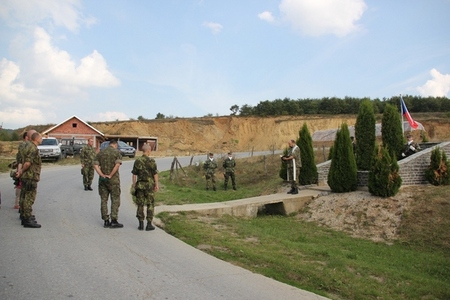Čtení motlitby za vojáky zemřelé v zahraničních operacích