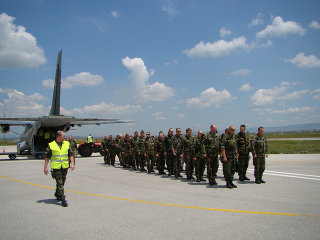 Nástup druhé rotace ÚU AČR KFOR dne 14. června 2011 
