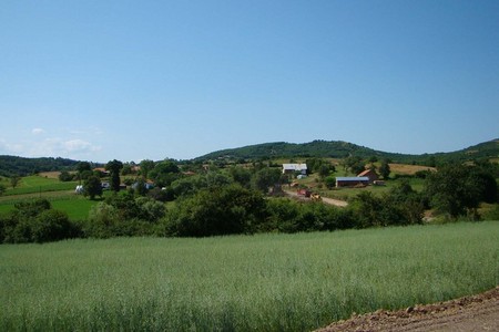 pohled na vesnici Hertice 