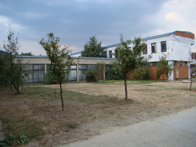 Prázdné místo po objektu pro ubytování velení tzv. Krakonošovo
