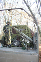 Minový vrhač MV-3 na vozidle