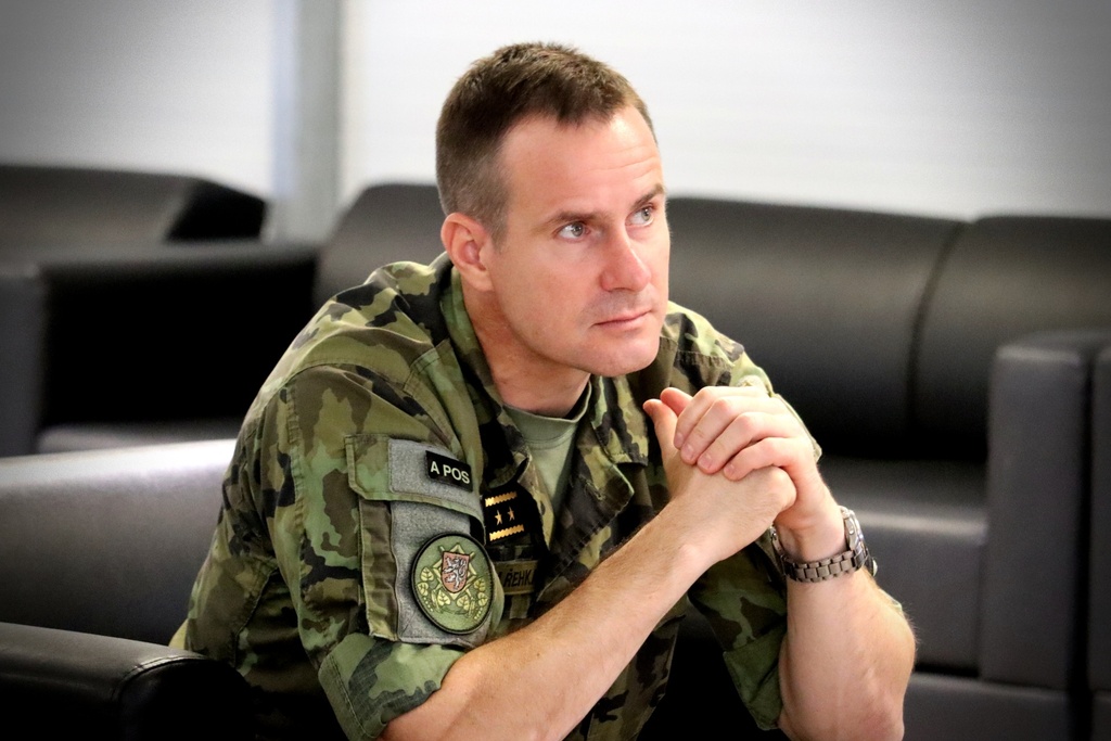  Generál Řehka během národního programu