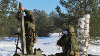 Přáslavičtí zvládli ostré střelby z minometů i v -25 stupních