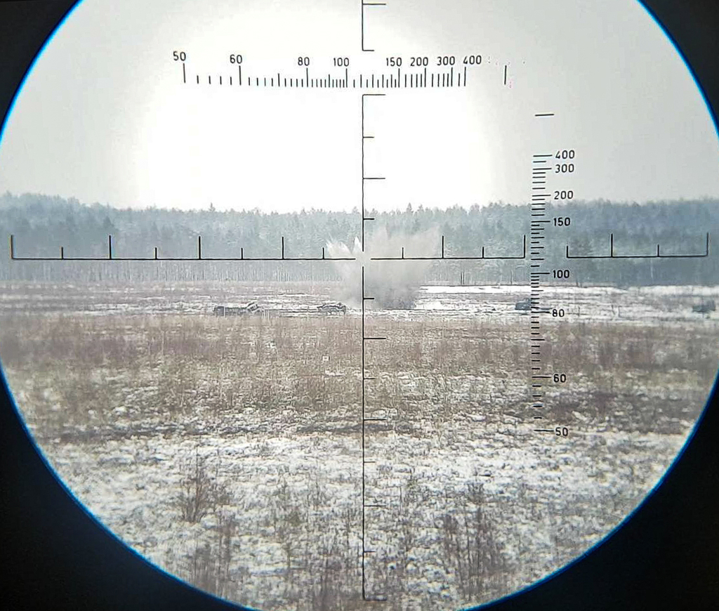 Úspěšné navedení minometné palby na cíl dělostřeleckým průzkumem