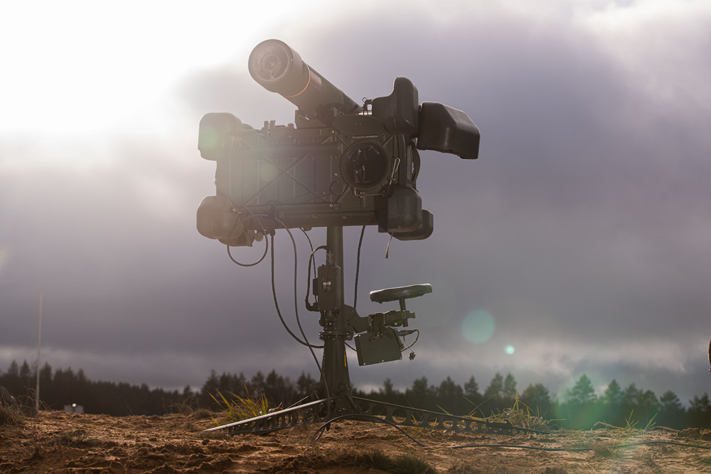 Hlavní zbraň jednotky – protiletadlový raketový systém RBS-70. 