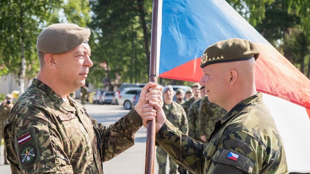 V Lotyšsku se vystřídali specialisté na minové zátarasy