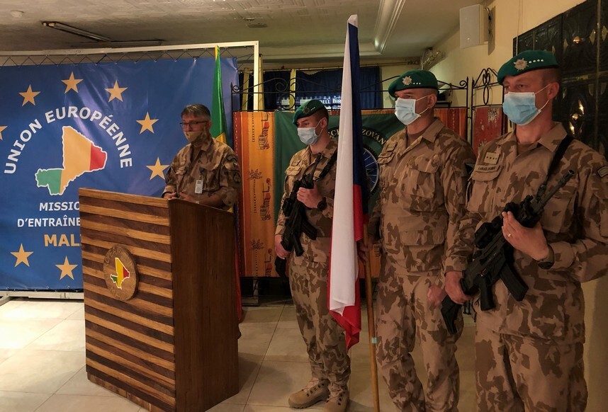 Brigádní generál František Ridzák během svého vystoupení