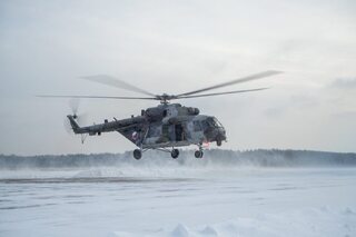 Vrtulníková jednotka Heli Unit v Polsku je vybavena modernizovanými víceúčelovými vrtulníky Mi-171Š