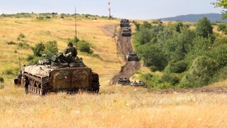 V prachu i dešti proběhlo první cvičení slovenského mnohonárodního bojového uskupení na úrovni roty