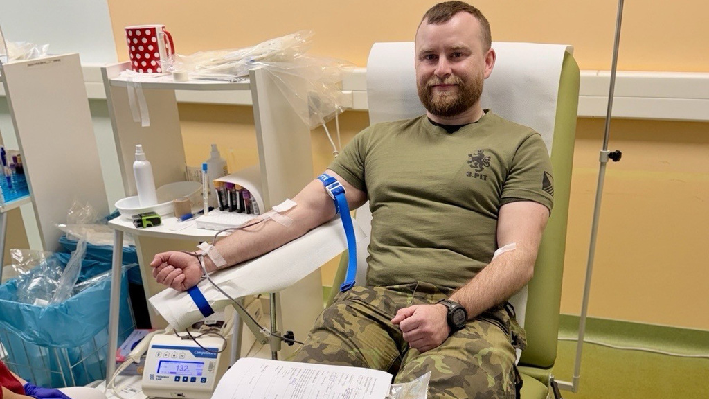 Vojáci kontingentu NATO na Slovensku společně darovali krev