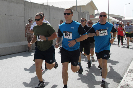 Vojáci 9. úkolového uskupení AČR ISAF se zúčastnili Father’s Day Run