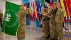 Ze slavnostního ceremoniálu ukončení mise ISAF