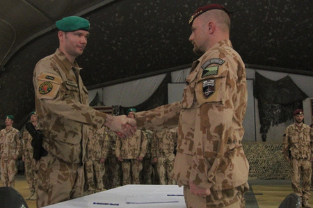 3. a 4. strážní rota BAF si předaly operační úkol