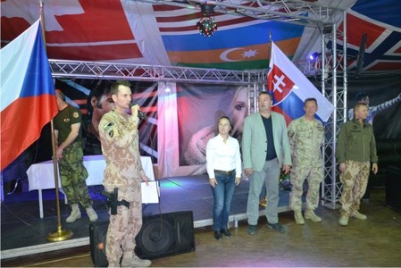 Vyhlášení vítězů sportovních disciplín za přítomnosti zástupců ambasády České republiky v Afghánistánu
