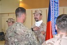 Předání medailí za účast v operaci NATO příslušníkům úkolového uskupení