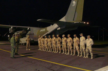 CASA poprvé zabezpečila přepravu do Afghánistánu a zpět