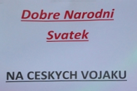 I vojáci v Afghánistánu si připomněli vznik našeho státu