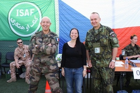Na základně KAIA se hrál fotbal, turnaj pro koaliční vojáky uspořádali Češi