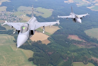 Illustration picture to the article JAS-39 Gripen Supersonic Aircraft