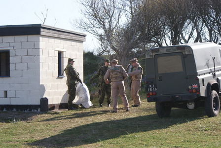 Negotiating with "Afghan policemen"