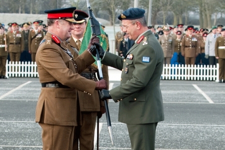 Ceremony at the Imjin Barracks near Innsworth in Gloucestershire, the U.K. (3)