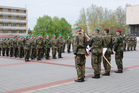 Ceremony to remember the end of WW2 was at the Vyskov garrison connected with the military oath of new professional soldiers and members of the Active Reserve. 7 May 2013