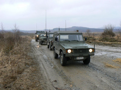 Belgians arrive in the Boletice training area