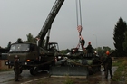 Tower of T-72M4CZ goes up