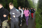 Daily morning exercise included running