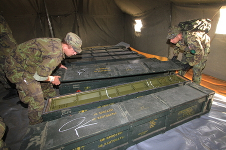 Taking over 9M37 missiles from depot