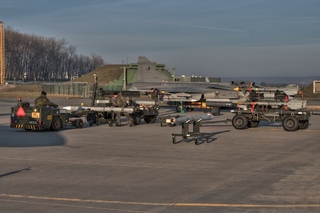 Návrat letounů JAS-39 Gripen z Estonska na domovskou základnu