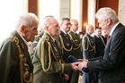 President Milos Zeman appoints Generals at the Prague Castle - 28 October 2013