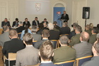 Minister Picek opens the Conference to 20th anniversary of the Czech military
