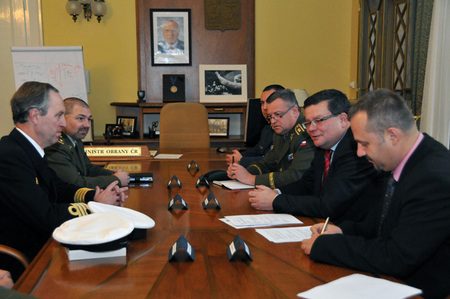 Talks with Minister Alexandr Vondra (2)
