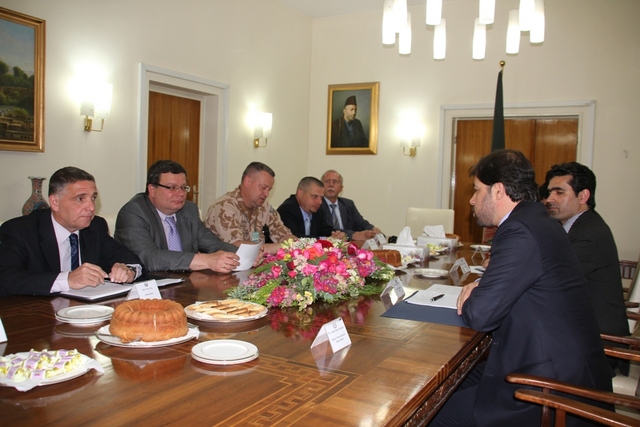 Jednání na ministerstvu zahraničí v Kábulu