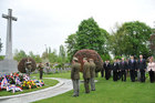 Burial ground of Commonwealth soldiers at Olsany Cemetery in Prague. 7 May 2013