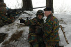 Illustration picture to the article Belgian soldiers conclude their winter exercise at Czech training area