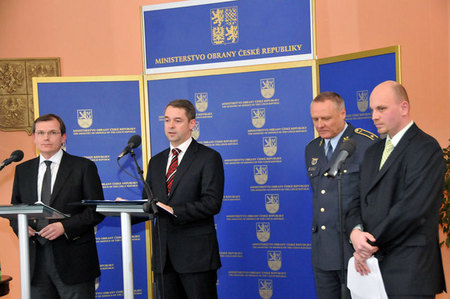 From the left: Jiri Sedivy, Lubomir Kovarik, Bohuslav Dvorak, Jan Pejsek